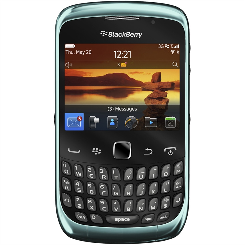 WHOLESALE CELL PHONES BLACKBERRY CURVE 3G 9300 BLUE GSM UNLOCKED