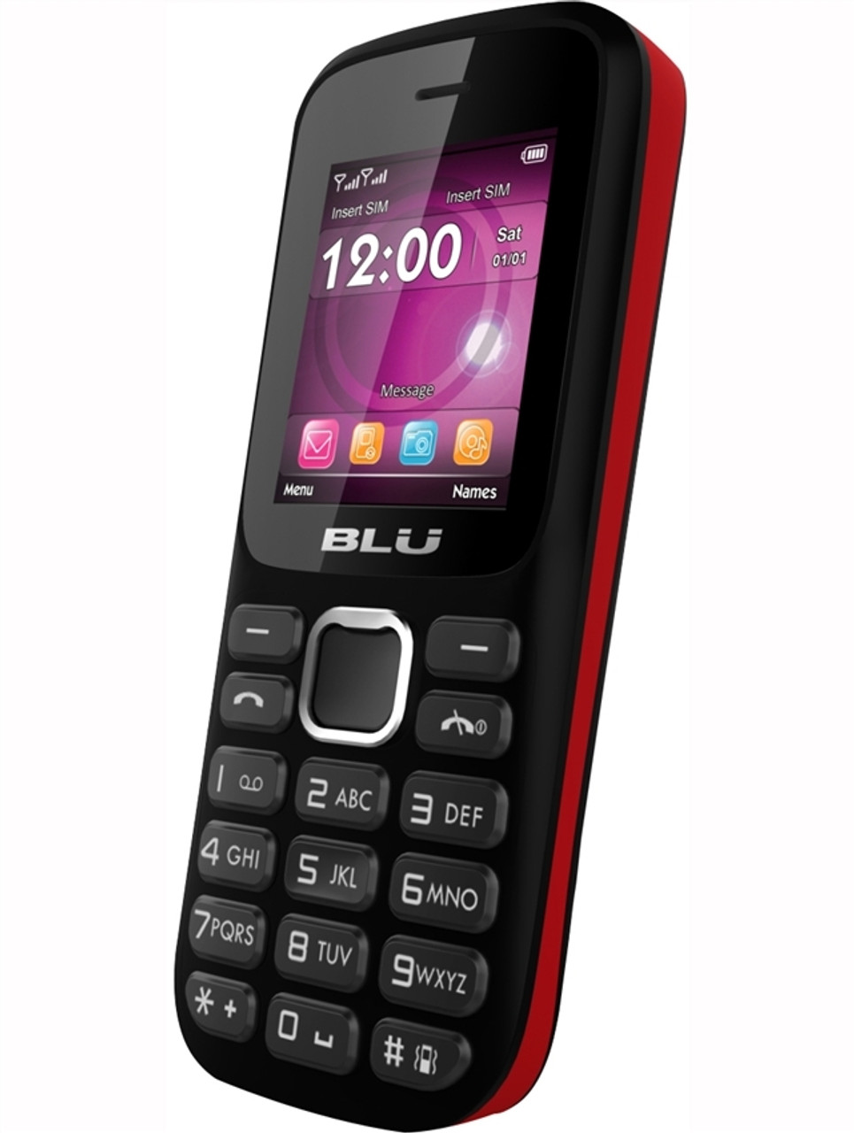 BLU ARIA T174 BLACK / RED