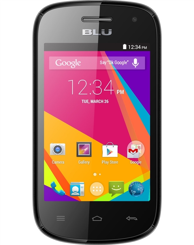 BRAND NEW BLU DASH 3.5 II D352u BLACK 4G QX