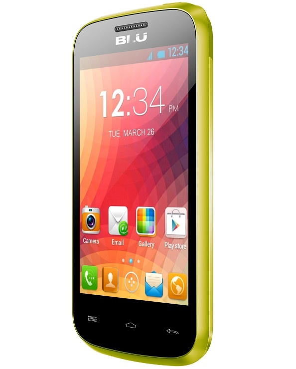 BRAND NEW BLU DASH JR 4.0 D142x YELLOW DUAL-SIM