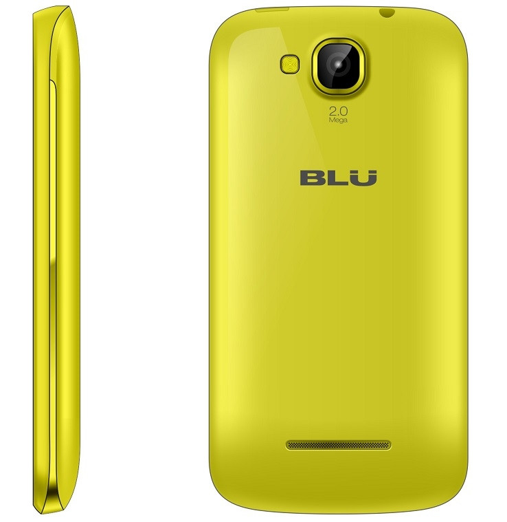 BRAND NEW BLU DASH JR 4.0 D142x YELLOW DUAL-SIM