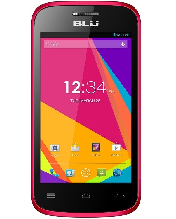 BRAND NEW BLU DASH JR 4.0k D142k PINK DUAL-SIM