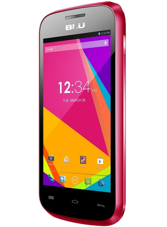 BRAND NEW BLU DASH JR 4.0k D142k PINK DUAL-SIM