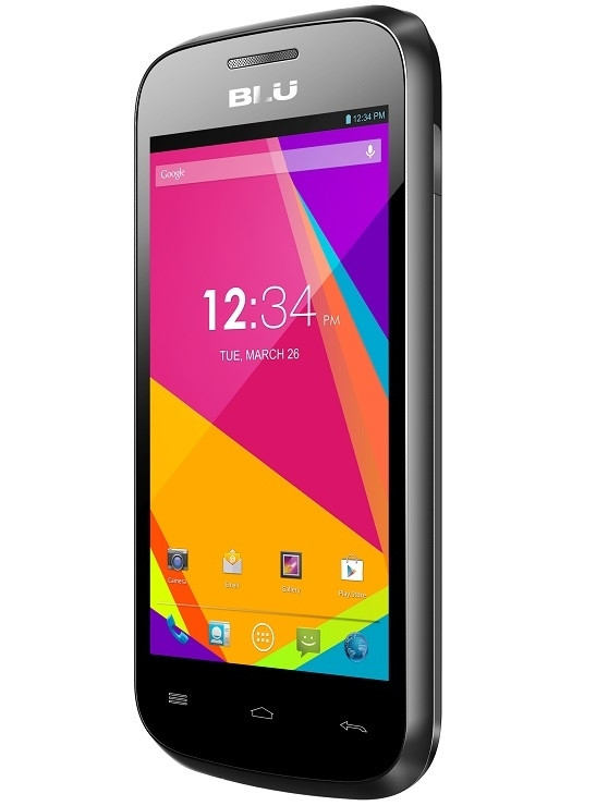 BRAND NEW BLU DASH JR 4.0k D143K BLACK DUAL-SIM CELL PHONE