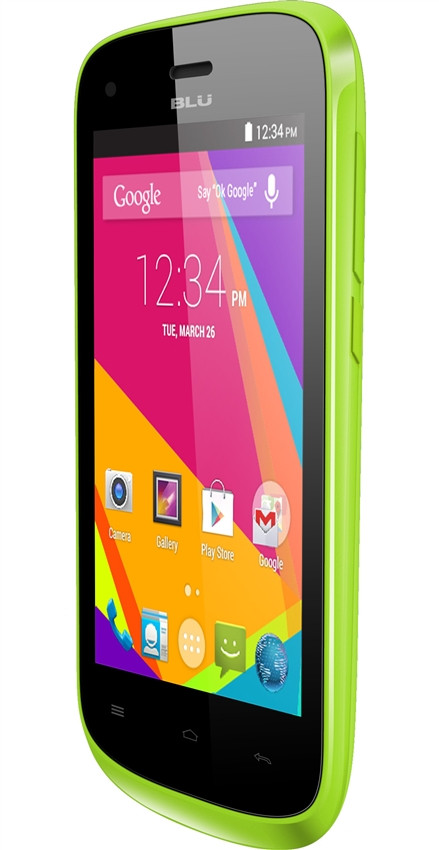 BRAND NEW BLU DASH JR K D141K YELLOW QX