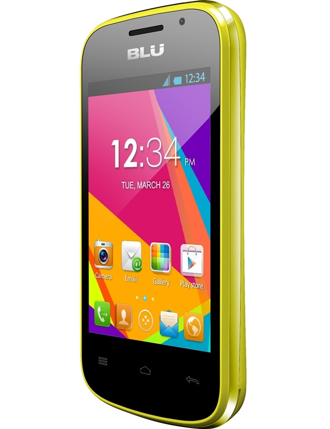 BRAND NEW BLU DASH JR SOCIAL D141S YELLOW