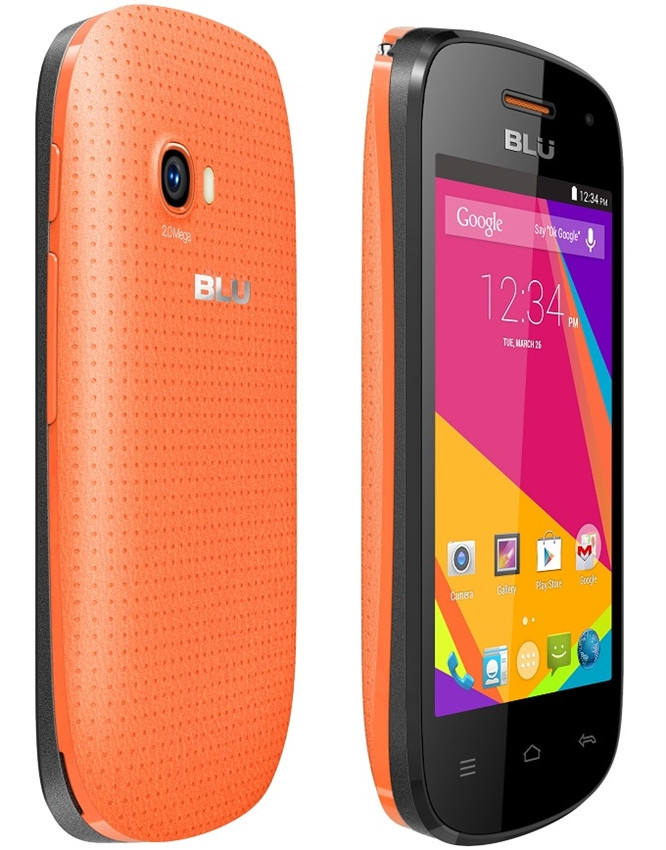 Wholesale Brand New Blu Dash Jr Tv D141t Orange Dual-Sim GSM