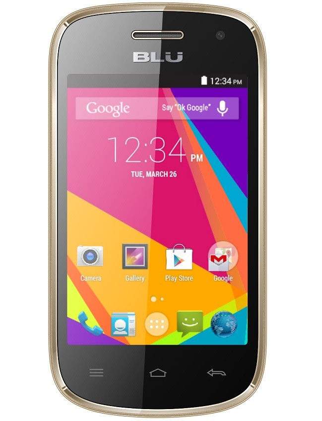 Wholesale Brand New Blu Dash Jr Tv D141t Gold Dual-Sim GSM