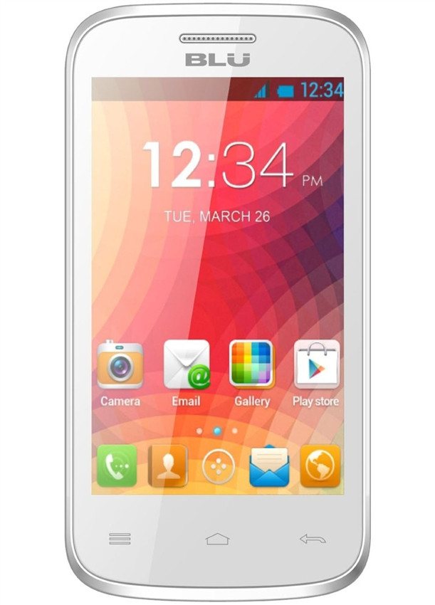 BRAND NEW BLU DASH JR W D141w WHITE DUAL-SIM QX