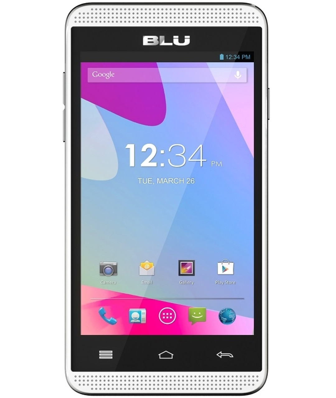BRAND NEW BLU DASH "MUSIC" 4.0 D272a WHITE-1