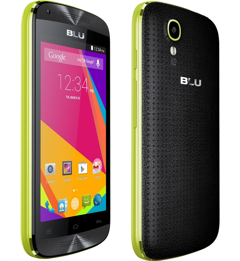 BRAND NEW BLU DASH MUSIC JR D390 BLACK / YELLOW