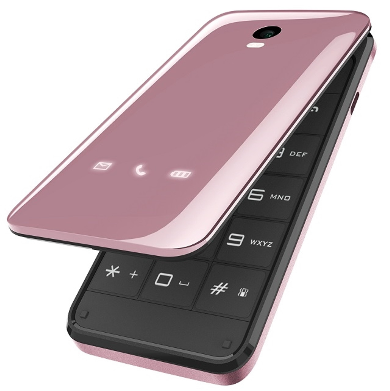BRAND NEW BLU DIVA FLIP T390 PINK QUAD-BAND
