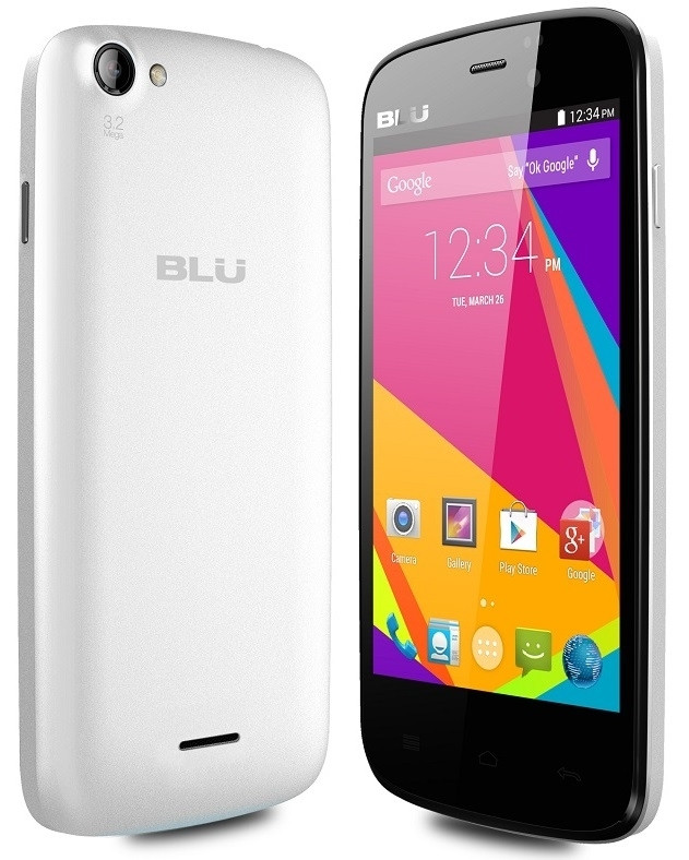 BRAND NEW BLU LIFE PLAY MINI L190a WHITE 4G QX