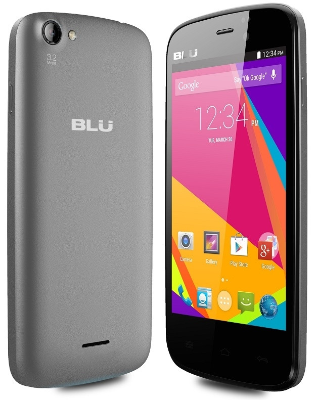 BRAND NEW BLU LIFE PLAY MINI L190u GRAY 4G 850/1700/1900