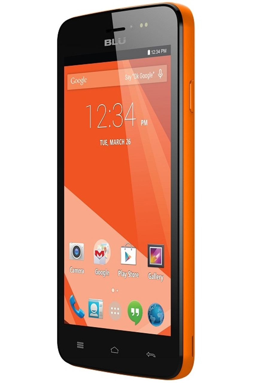 BRAND NEW BLU STUDIO 5.0C D536u ORANGE 4G 850/1700/1900