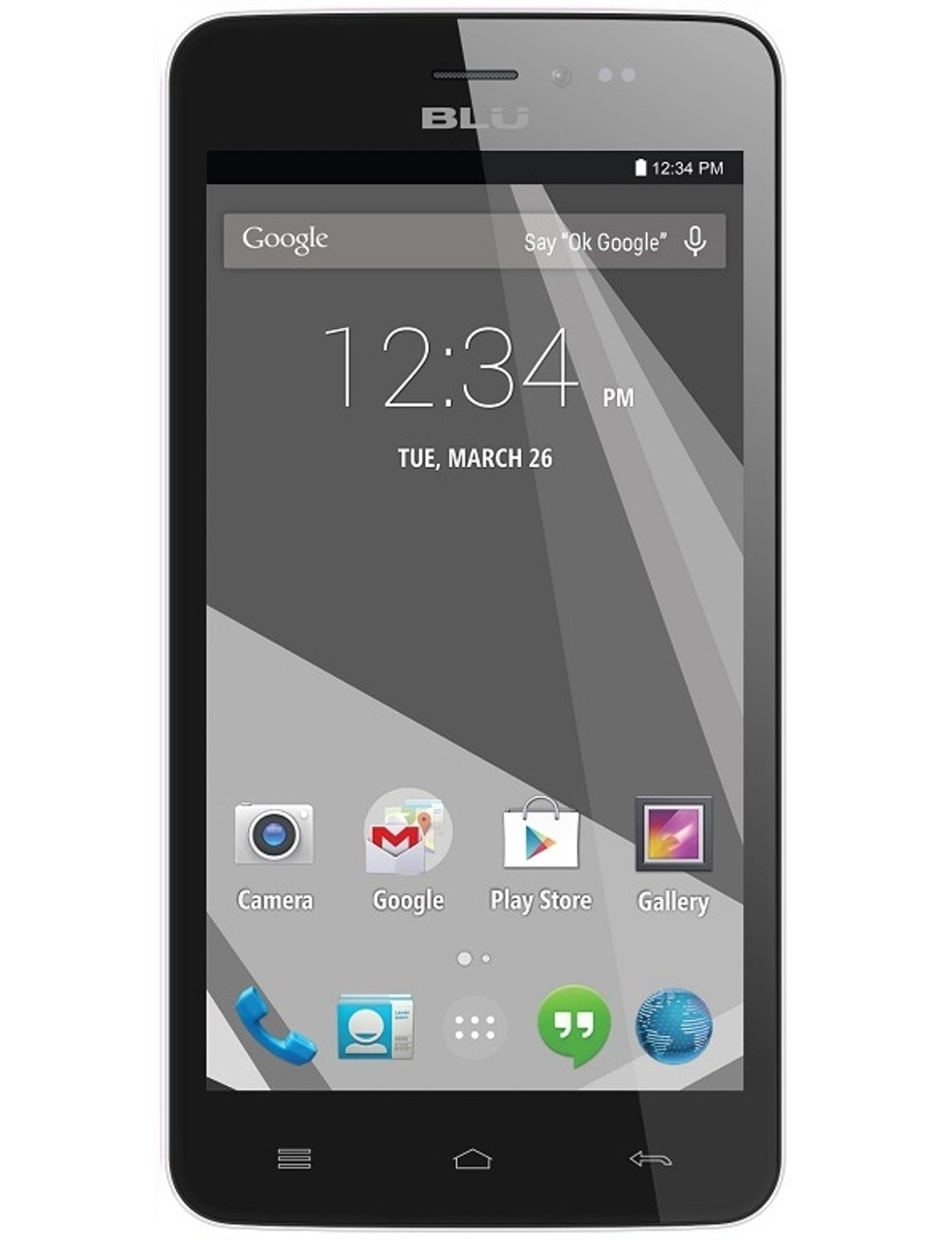 BRAND NEW BLU STUDIO 5.0C D536u WHITE 4G 850/1700/1900