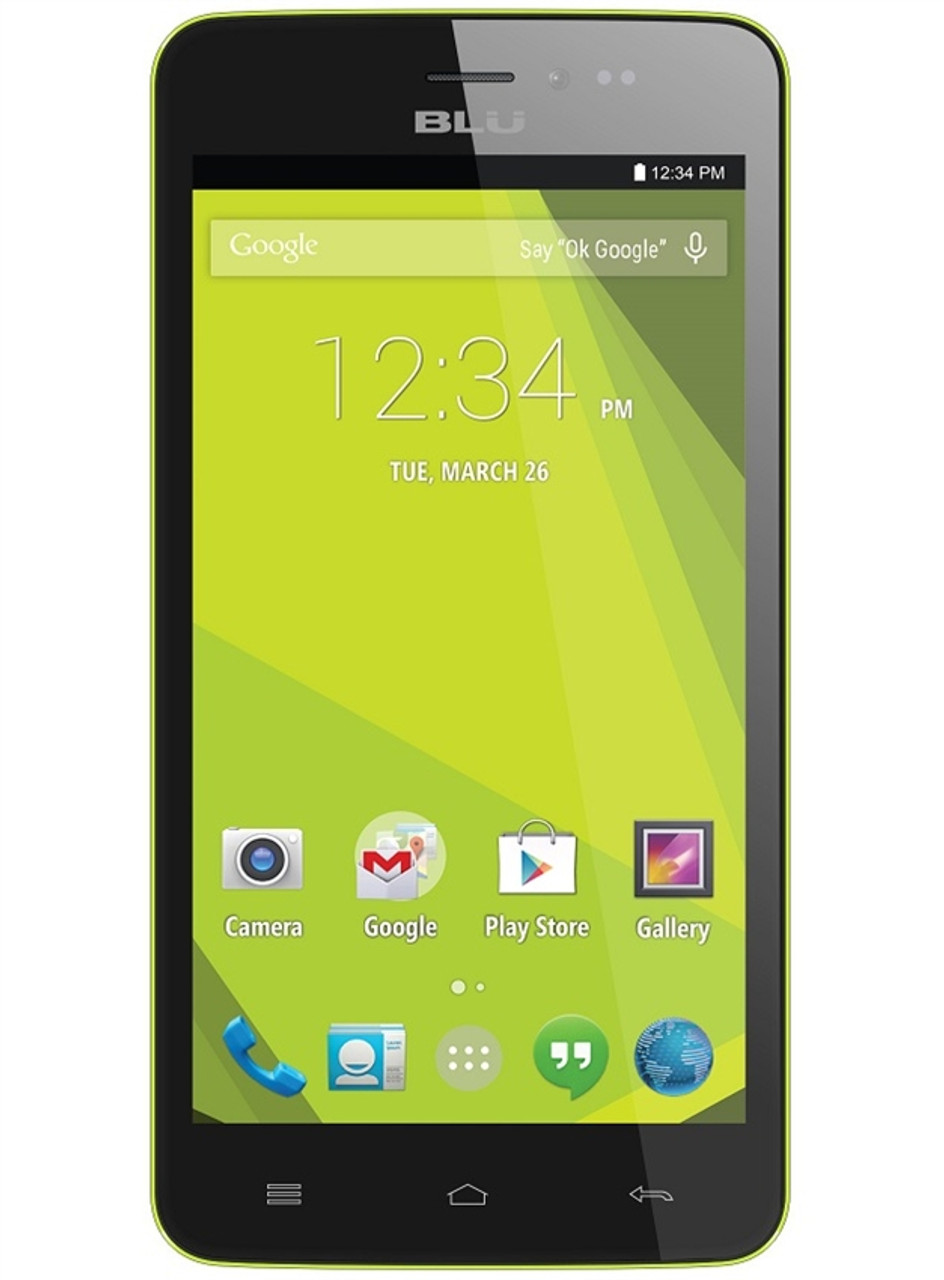 BRAND NEW BLU STUDIO 5.0C D536u YELLOW 4G 850/1700/1900