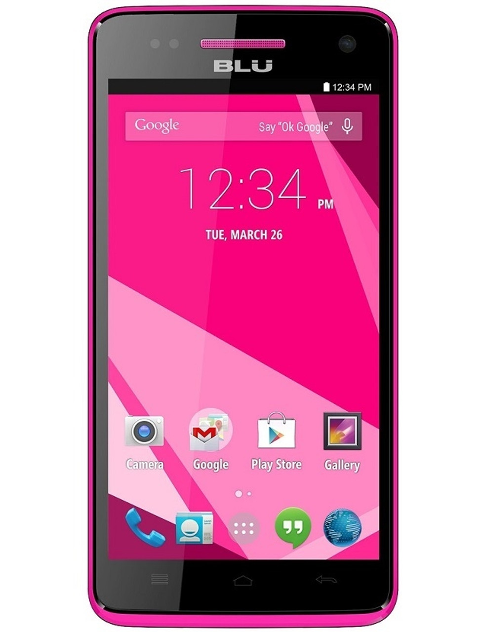 BRAND NEW BLU STUDIO 5.0 C HD D534u PINK 4G 850/1700/1900
