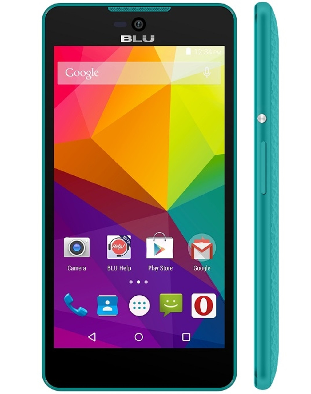 BRAND NEW BLU STUDIO C 5+5 D890u BLUE 4G 850/1700/1900