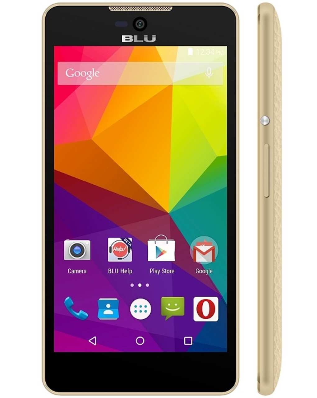 BRAND NEW BLU STUDIO C 5+5 D890u GOLD 4G 850/1700/1900