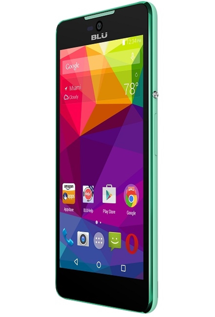 BRAND NEW BLU STUDIO C 5+5 D890u GREEN 4G 850/1700/1900