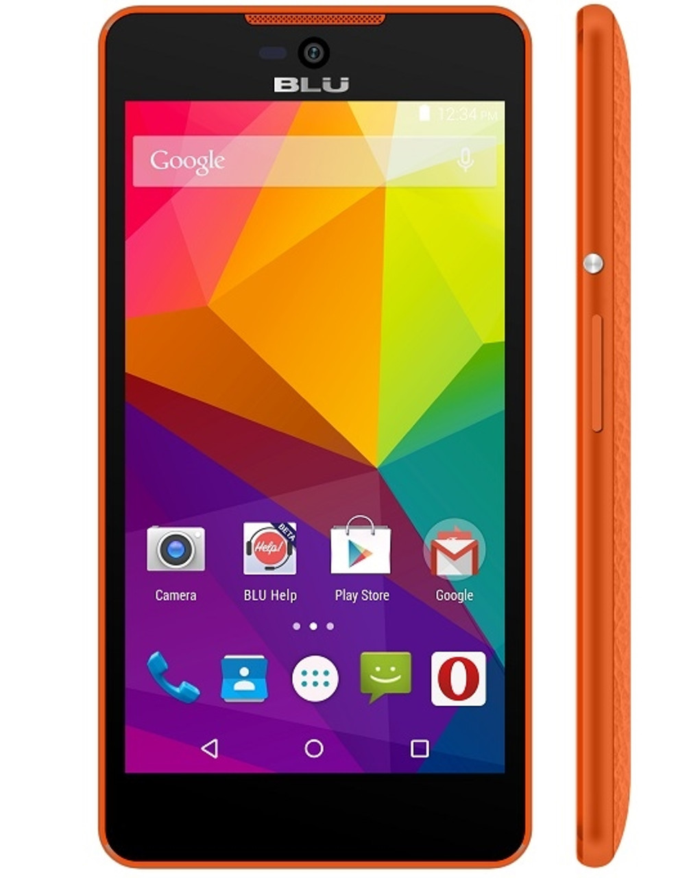 BRAND NEW BLU STUDIO C 5+5 D890u ORANGE 4G 850/1700/1900