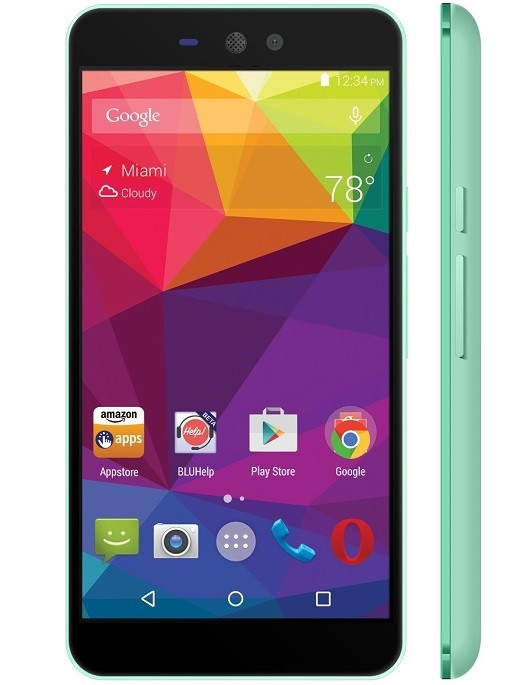 BRAND NEW BLU STUDIO C SUPER-CAMERA D870u GREEN 4G 850/1700/1900