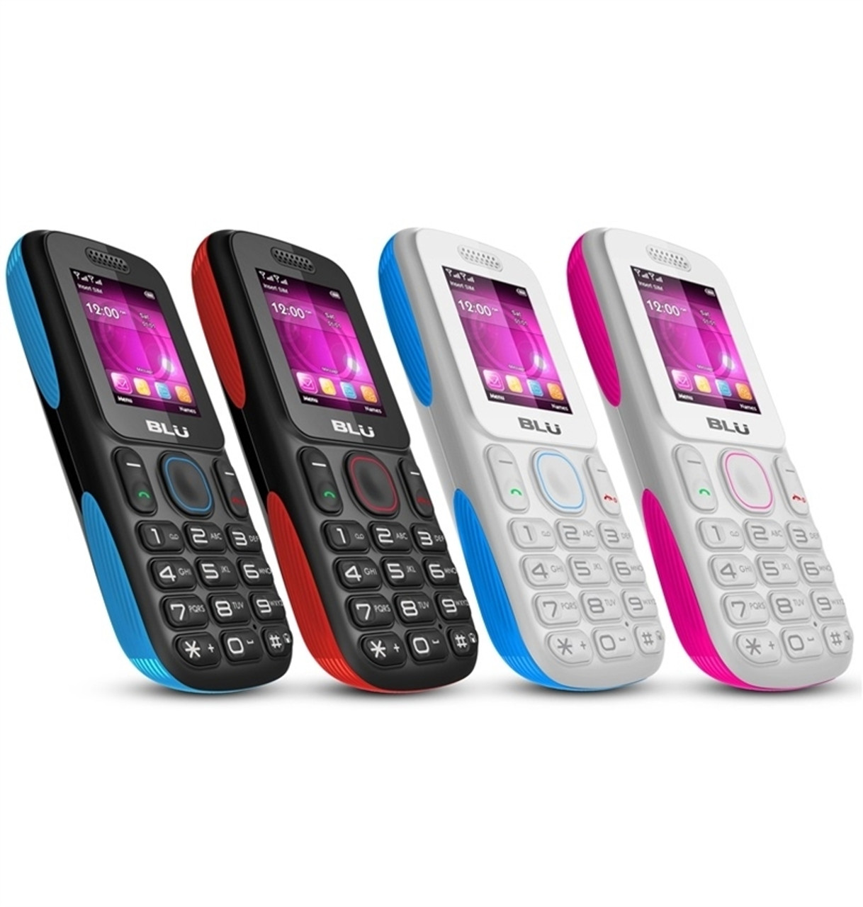 BRAND NEW BLU TANK T191 WHITE / PINK