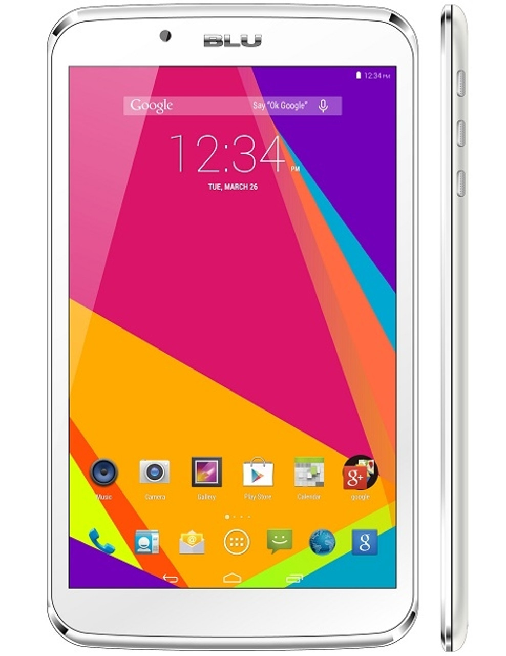 BRAND NEW BLU TOUCHBOOK 8.0 4G P220U WHITE TABLET