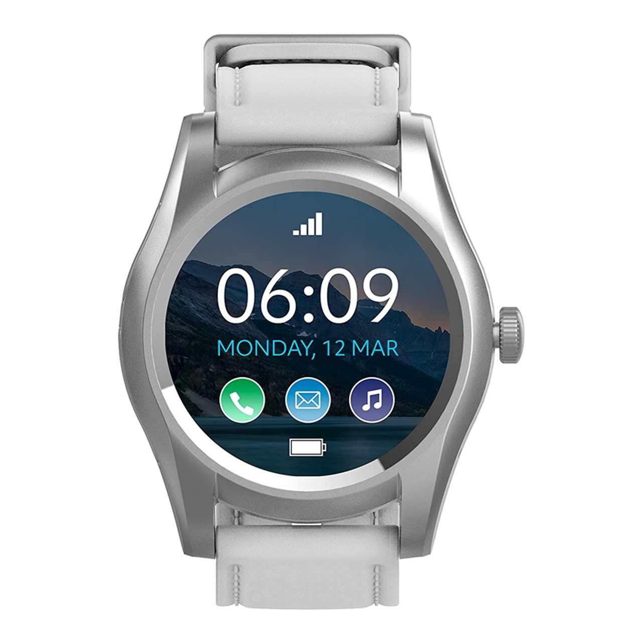 NEW BLU X LINK X060 SILVER ANDROID IOS SMARTWATCH