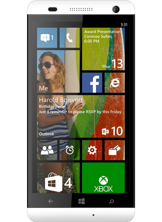 BRAND NEW BLU WIN HD W510L WHITE QX