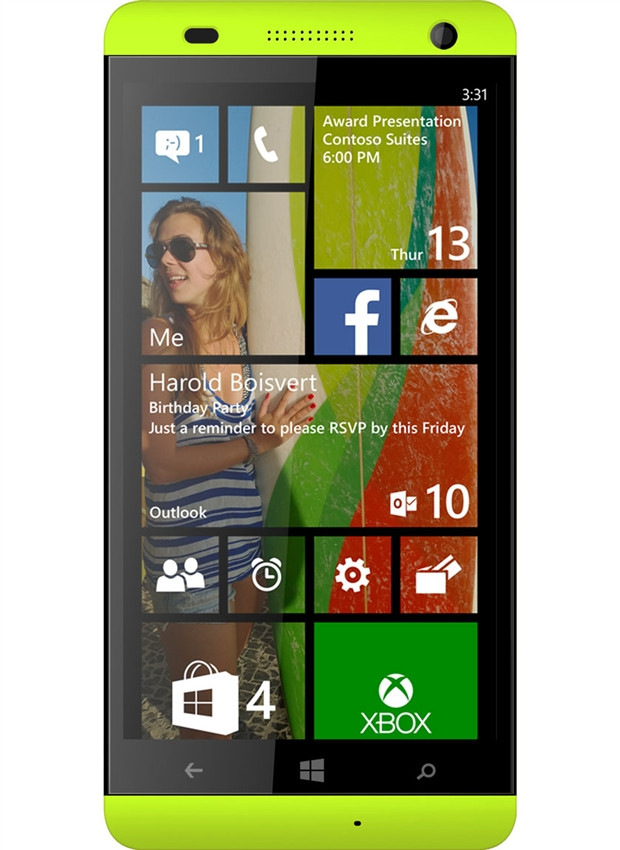 BRAND NEW BLU WIN HD W510L YELLOW QX