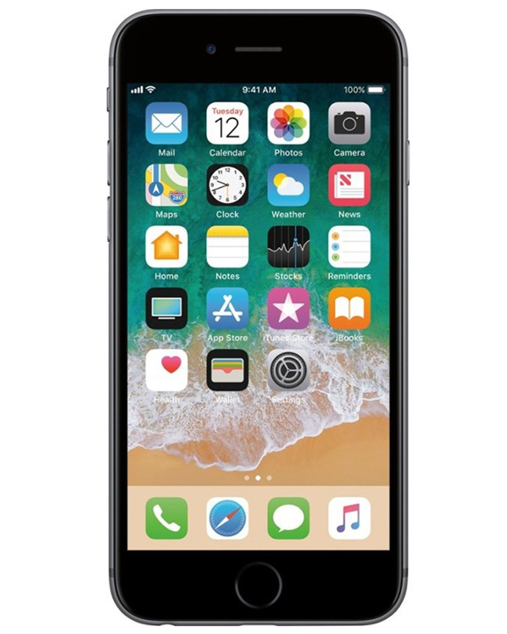 APPLE IPHONE 6S SPACE GRAY 16GB 4G LTE GSM UNLOCKED FACTORY REFURBISHED