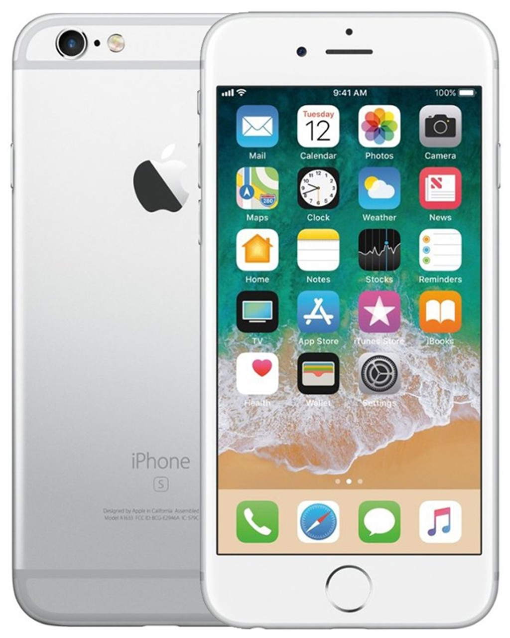 BRAND NEW APPLE IPHONE 6S SILVER 16GB 4G LTE GSM UNLOCKED