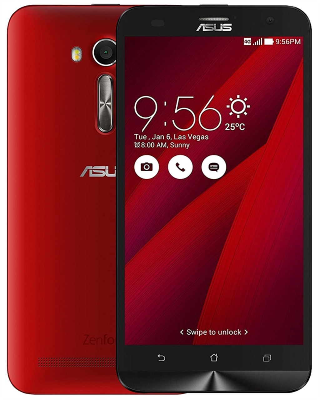 BRAND NEW ASUS ZENFONE 2 LASER ZE550KL RED 32GB 4G LTE GSM UNLOCKED