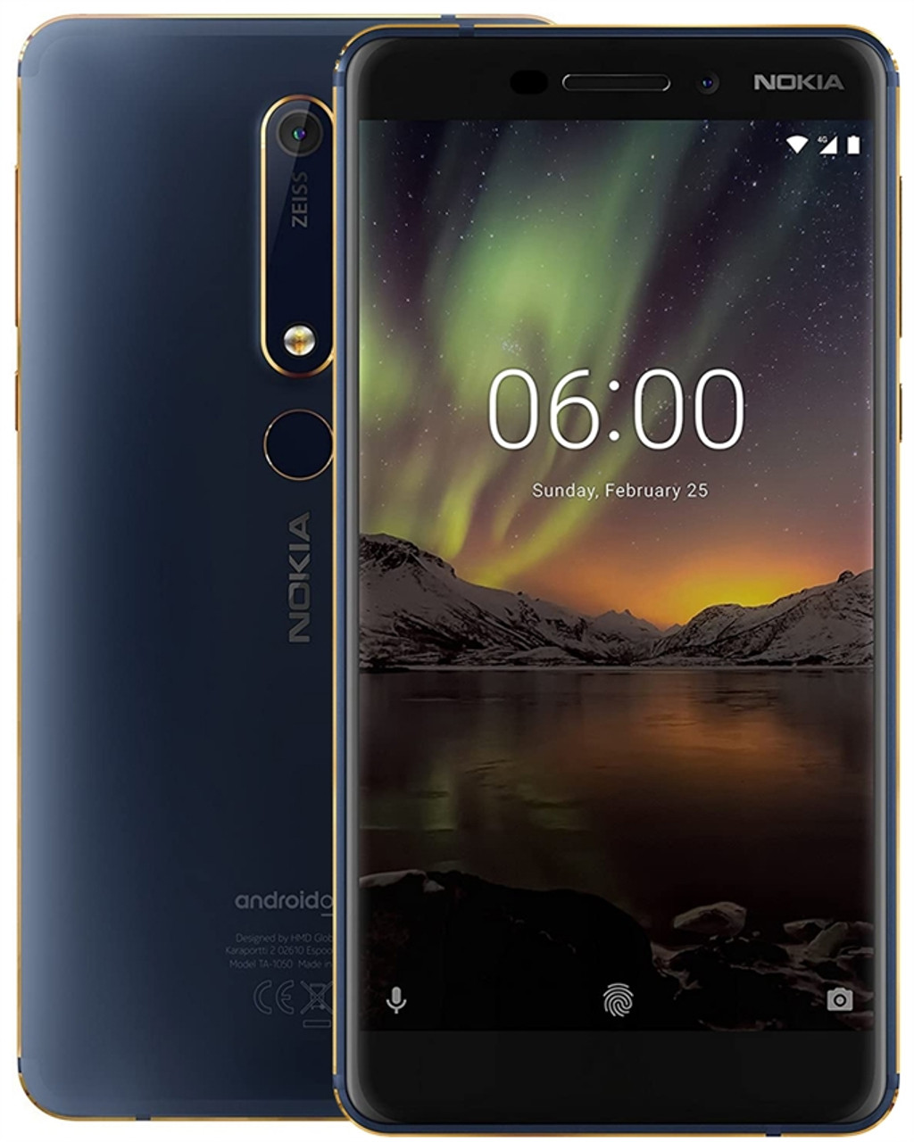 BRAND NEW NOKIA 6.1 BLUE/GOLD 32GB 4G LTE GSM UNLOCKED