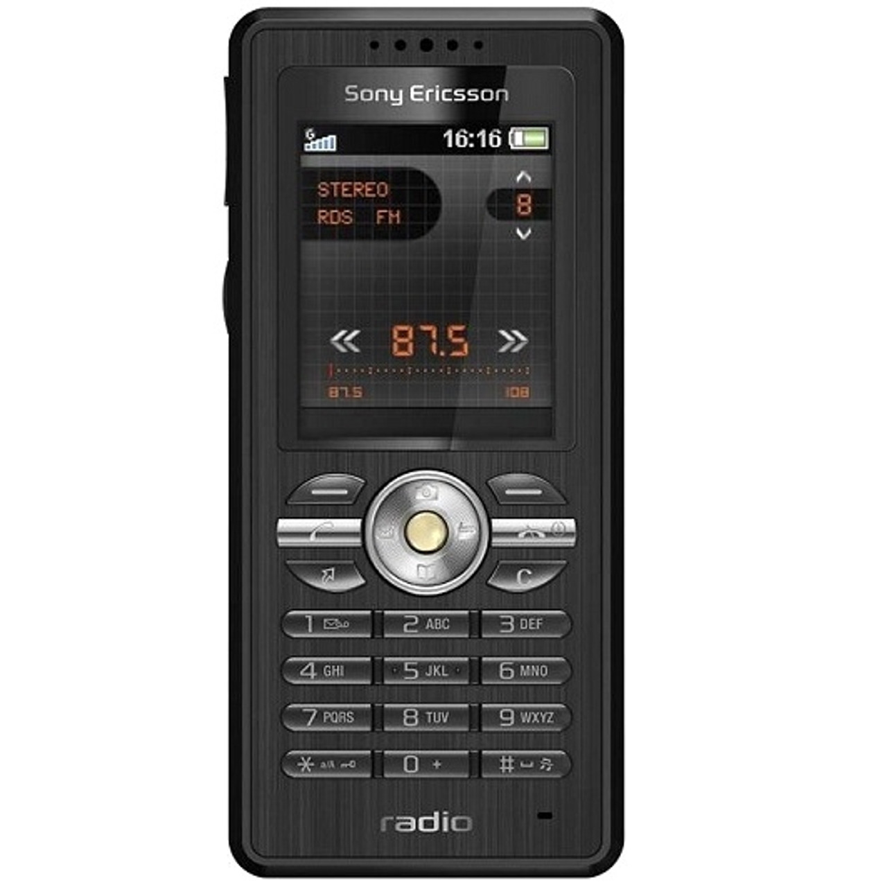 SONY ERICSSON R300 BLACK AM/FM RADIO TRACK-ID SONG RECOGNIZER BLUETOOTH GSM UNLOCKED WHOLESALE CELL PHONES - BRAND NEW