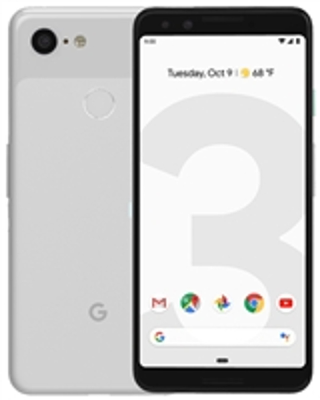 buy GOOGLE PIXEL 3 CLEARLY WHITE 64GB 4G LTE GSM UNLOCKED-2 by - Discontinued