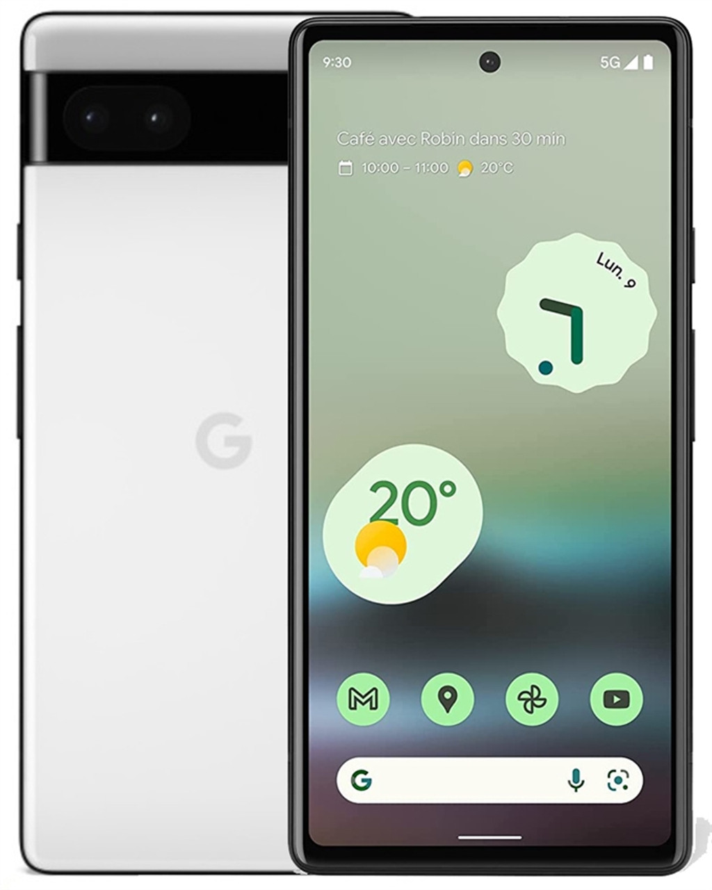 GOOGLE PIXEL 6A WHITE 128GB 5G GSM/CDMA UNLOCKED