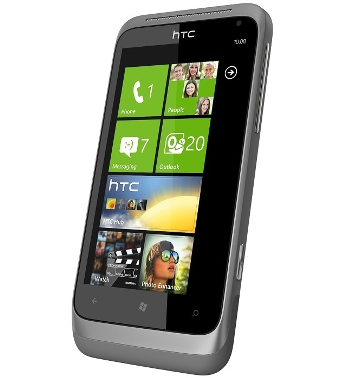 HTC RADAR GREY 3G WI-FI 5-MEGAPIXEL DUAL HD VIDEO 8GB 1GHz 3.8" HD TOUCHSCREEN WINDOWS PHONE 7.5 GSM UNLOCKED WHOLESALE CELL PHONES - FACTORY REFURBISHED