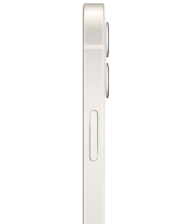 Wholesale Apple iPhone 12 Mini white 256GB unlocked B grade bulk smartphone side view