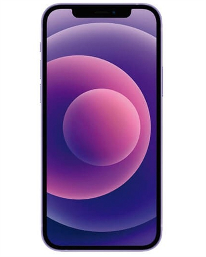 Wholesale Apple iPhone 12 Mini purple 64GB unlocked B grade bulk smartphone front view