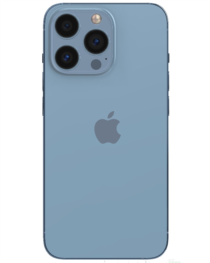 Wholesale Apple iPhone 13 Pro blue 512GB unlocked B grade bulk smartphone back view