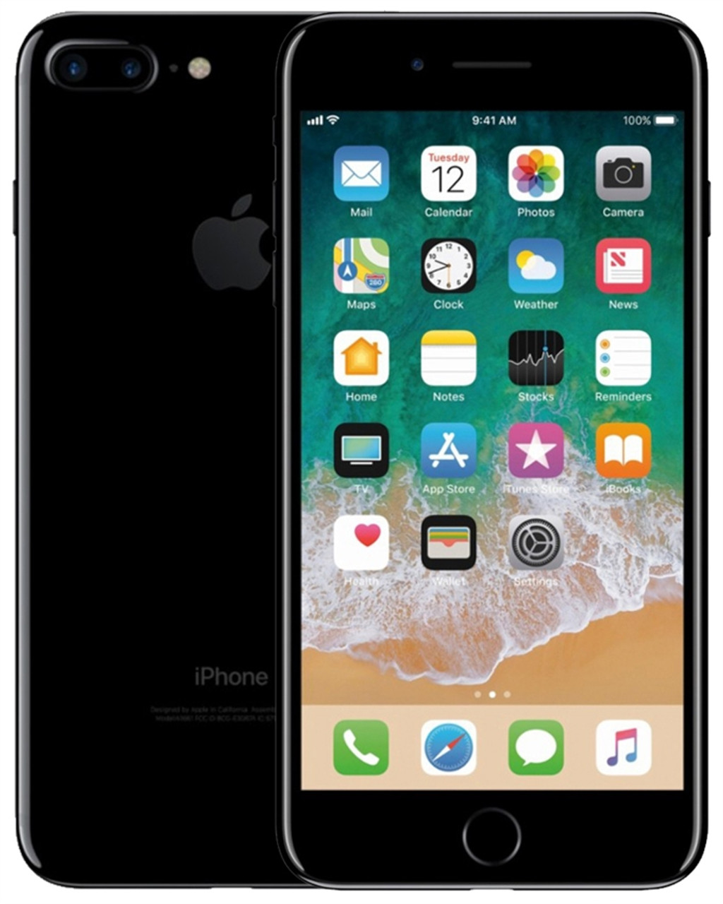 APPLE IPHONE 7+ PLUS 256GB JET BLACK 4G LTE GSM/CDMA UNLOCKED B-STOCK