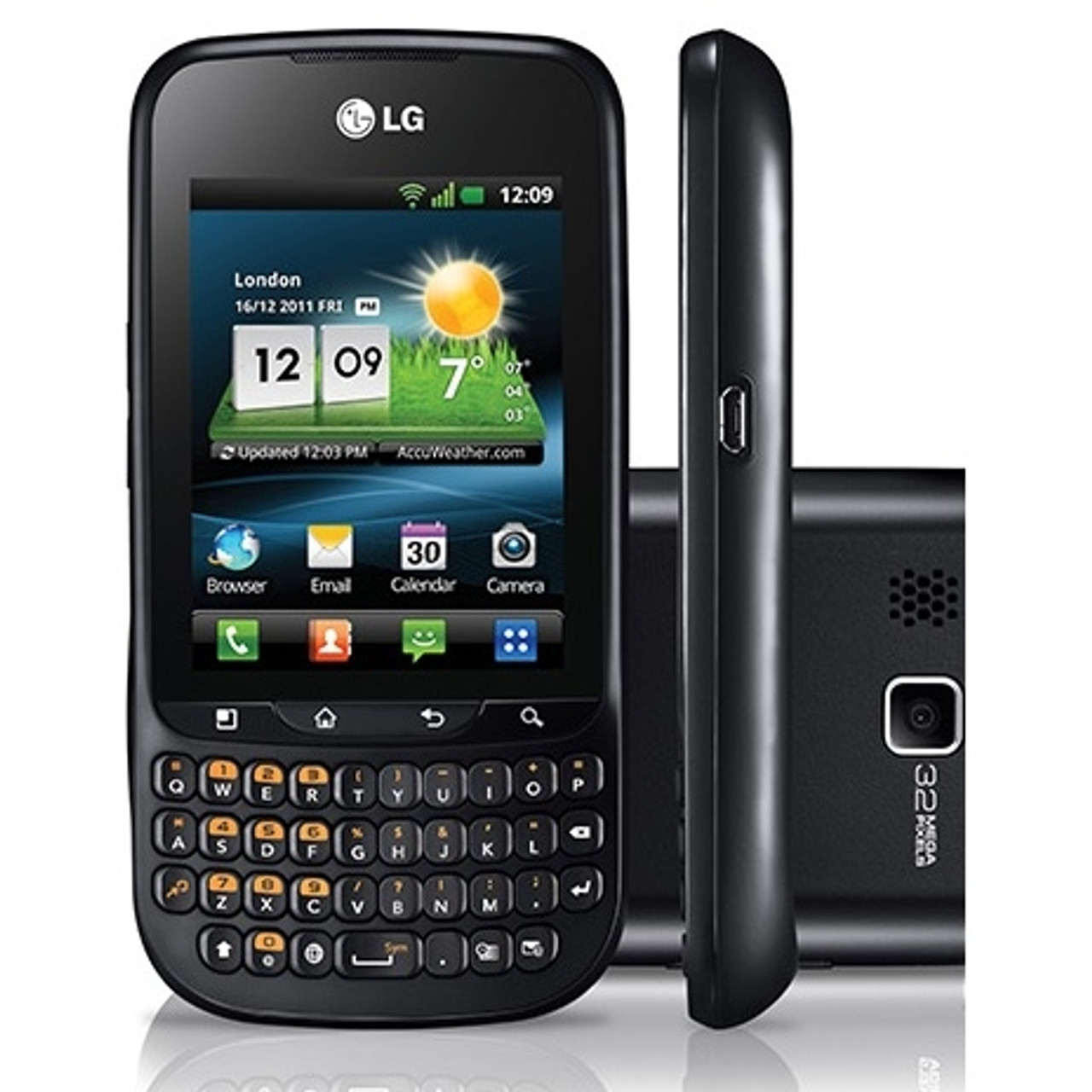 LG OPTIMUS PRO C660 3G WI-FI 3.2-MEGAPIXEL ANDROID QWERTY KEYBOARD TOUCHSCREEN SMARTPHONE GSM UNLOCKED WHOLESALE CELL PHONES
