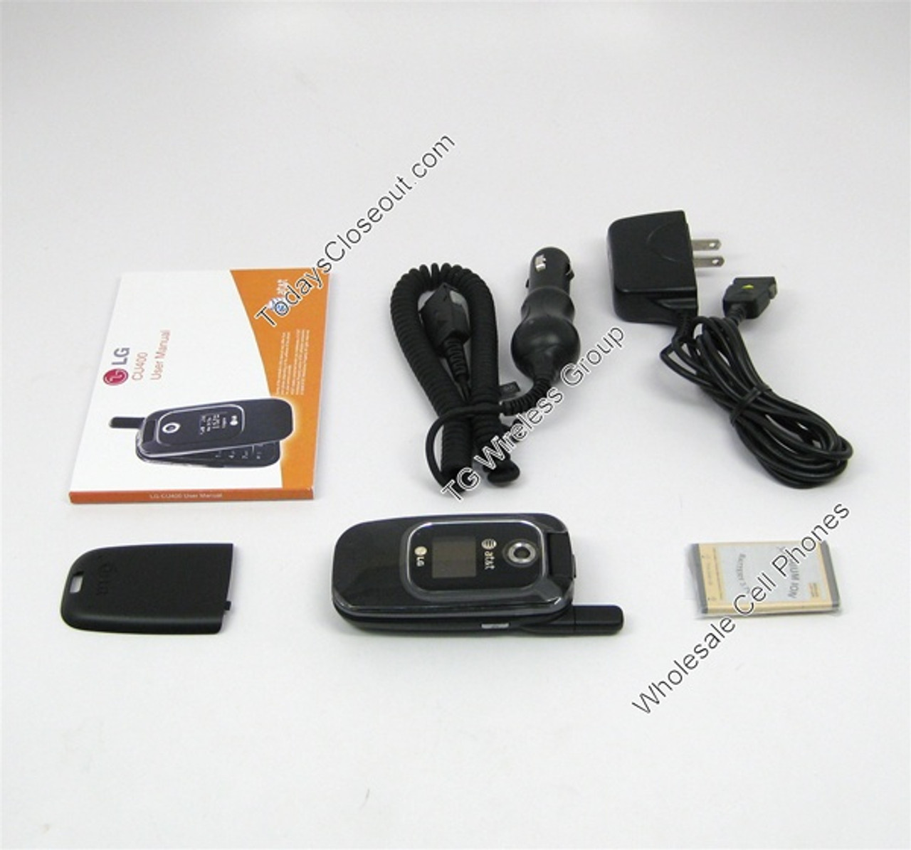 LG CU400 3G QUAD-BAND AT&T WHOLESALE CELL PHONES - FACTORY REFURBISHED