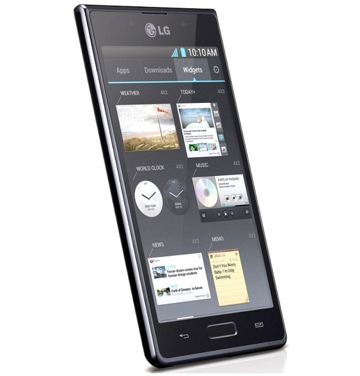 LG OPTIMUS L7 BLACK 3G WI-FI 5-MEGAPIXEL NFC 1Ghz 4"3 HD GORILLA GLASS TOUCHSCREEN ANDROID 4 GSM UNLOCKED WHOLESALE SMARTPHONES
