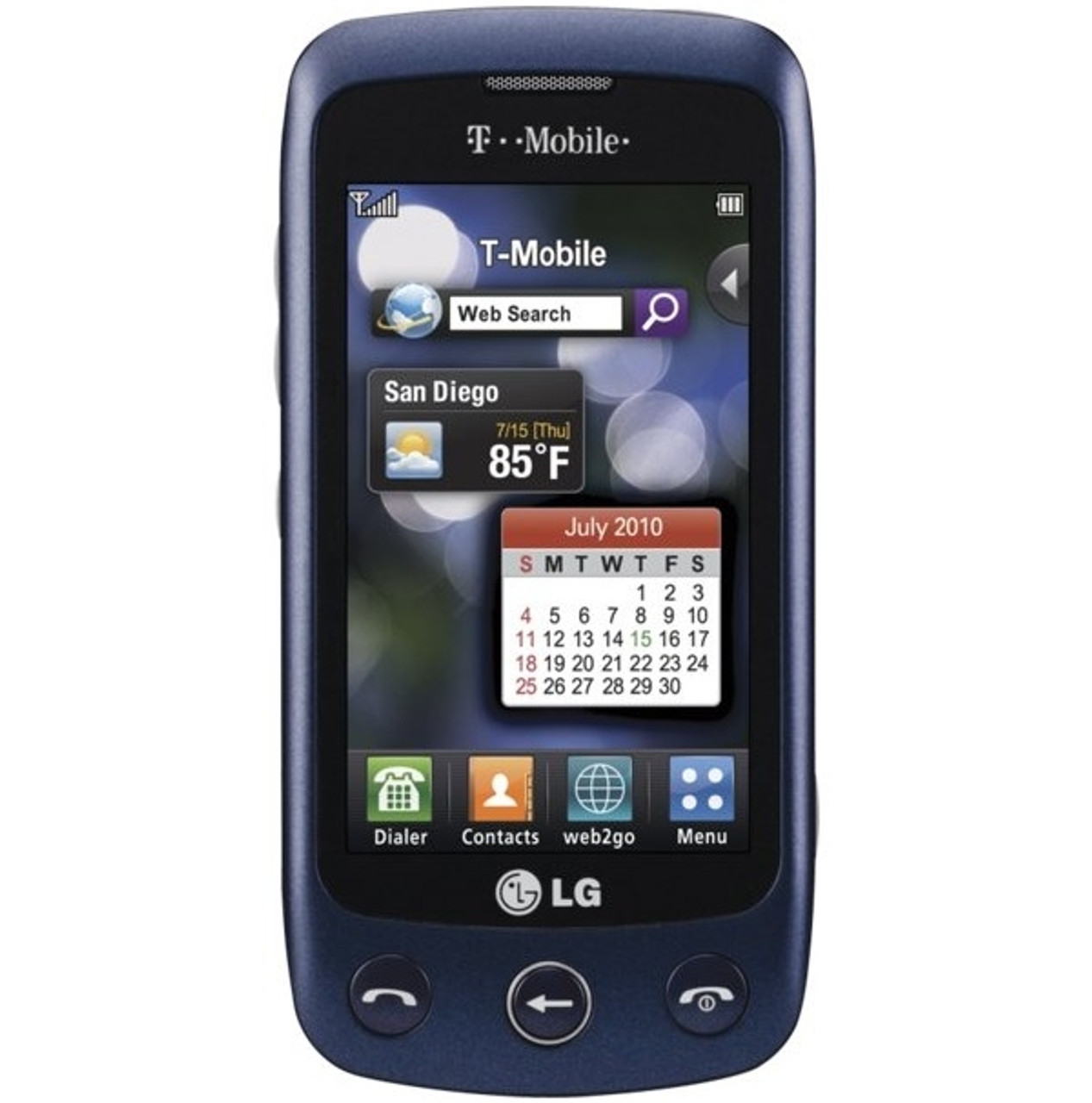 BRAND NEW LG SENTIO GS505 COOKIE PLUS BLUE 3G TOUCHSCREEN T-MOBILE GSM UNLOCKED SMARTPHONE WHOLESALE CELL PHONES - KITTED