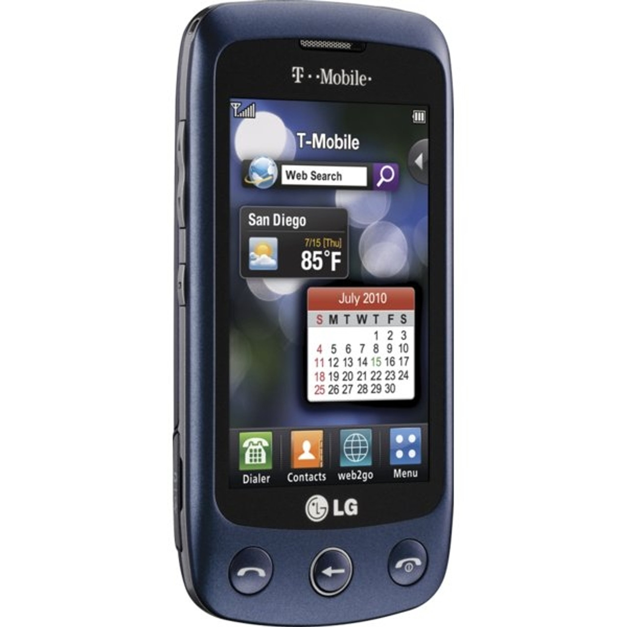 BRAND NEW LG SENTIO GS505 COOKIE PLUS BLUE 3G TOUCHSCREEN T-MOBILE GSM UNLOCKED SMARTPHONE WHOLESALE CELL PHONES - KITTED