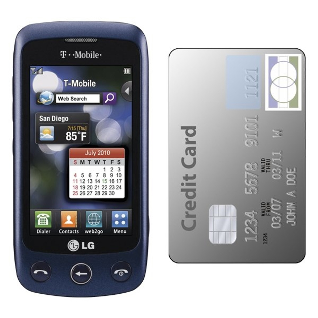BRAND NEW LG SENTIO GS505 COOKIE PLUS BLUE 3G TOUCHSCREEN T-MOBILE GSM UNLOCKED SMARTPHONE WHOLESALE CELL PHONES - KITTED